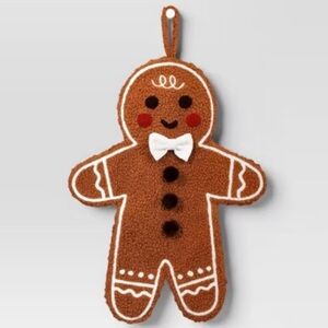 18" Christmas Faux Shearling Gingerbread Stocking - Wondershop Target